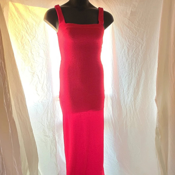 Red Grunge Ripped Stocking Dress NWT - Picture 4 of 11